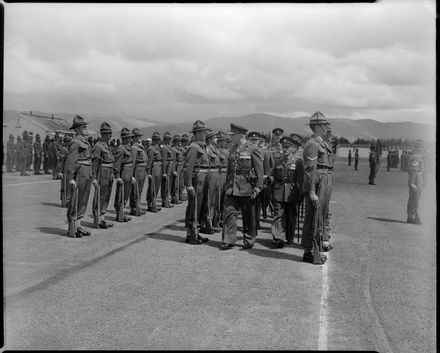 On Parade, 14th Intake, Central District Training Depot, Linton