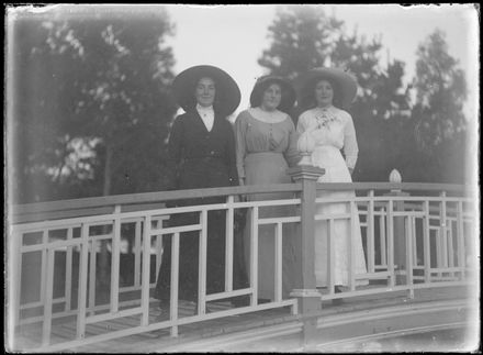 Three Women on Bridge