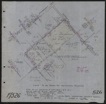 Survey Plans (subdivisions) 1938 - 1951