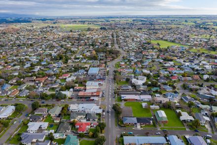 Aerial View of College Street and Awapuni