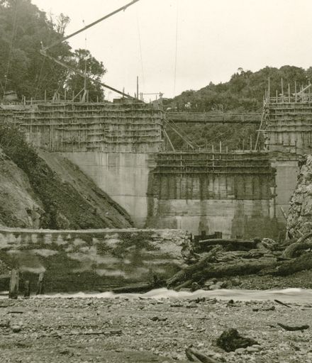 Dam Under Construction - Mangahao Electric Power Scheme