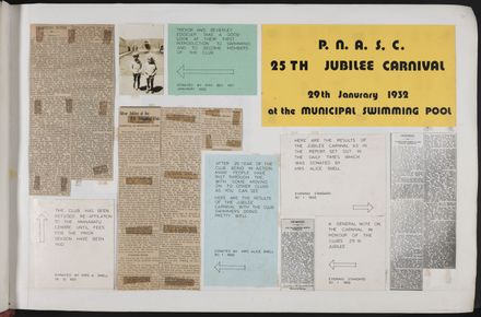 PN Amateur Swimming Club archive book