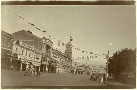 Flags Decorating The Square