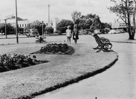 Woman and Child in The Square