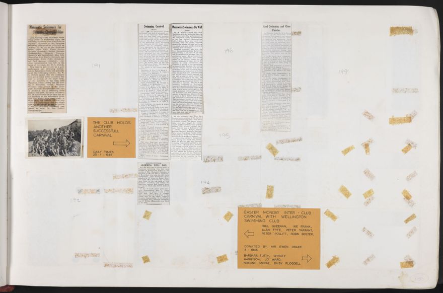 PN Amateur Swimming Club archive book