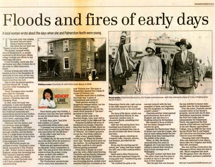 Memory Lane: Floods and fires of early days - Resource cover image