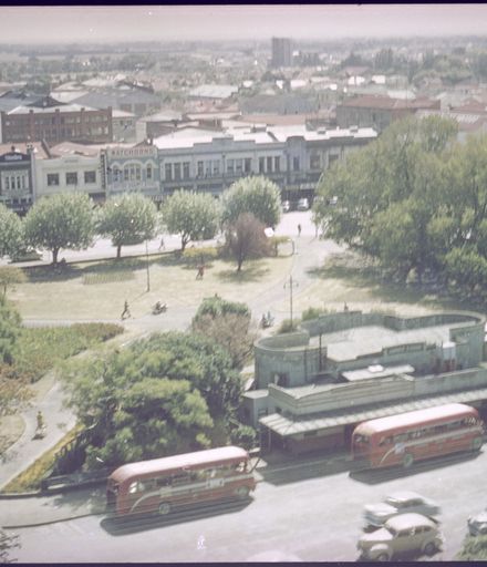 View of The Square from Hopwood Clock Tower - Bus Station