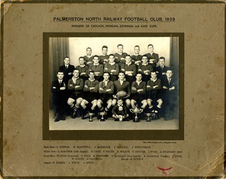 Palmerston North Railway Football Club, 1939