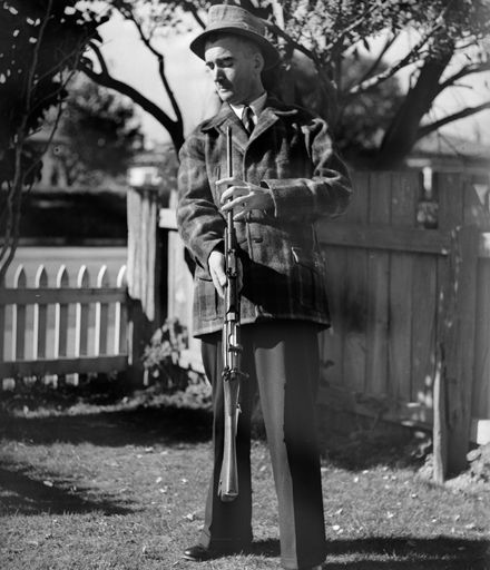 Unidentified Man With Rifle