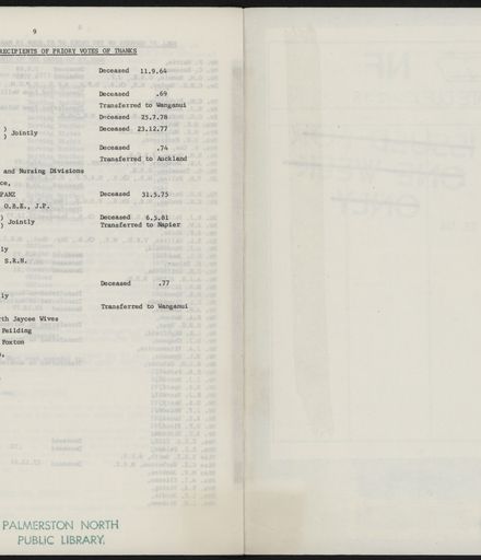 Supplement to History of the St John Ambulance Association Manawatu, 1900-1975 7