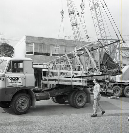 New Knitting Machine Being Delivered to Blue Bell Knitwear