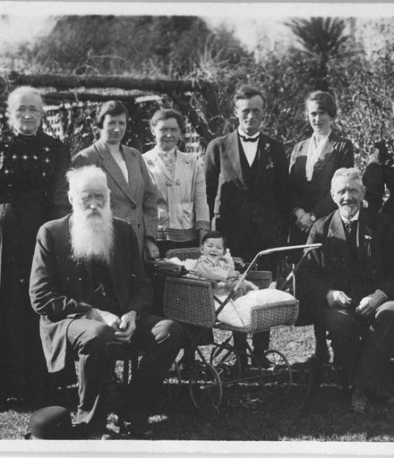 Mr Hans Callesen with a Group of Relatives and Friends
