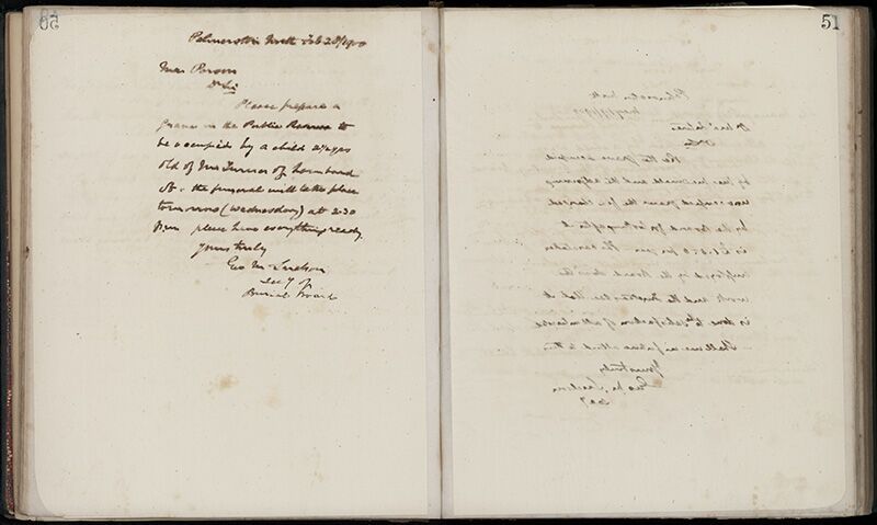 Outwards Correspondence of the Palmerston North Cemetery Trustees, 1898 -1902 78