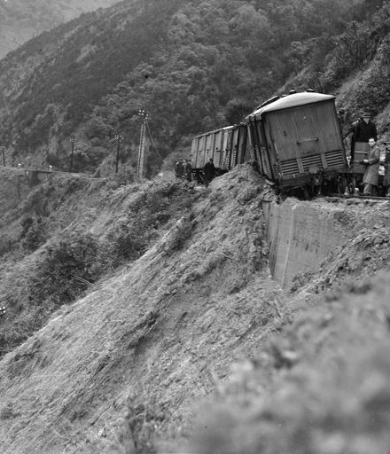 Train Derailment, Manawatu Gorge