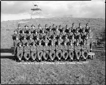 5th Platoon, Wellington West Coast and Taranaki (WWCT) Regiment, 24th Intake, Central District Training Depot, Linton - Resource cover image