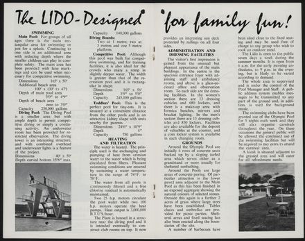 "Palmerston North's Lido" Booklet 4