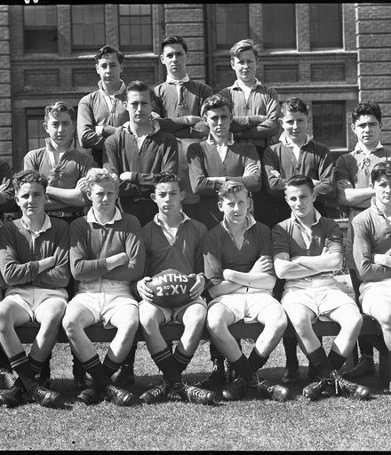 2nd XV rugby team, Palmerston North Technical High School :
