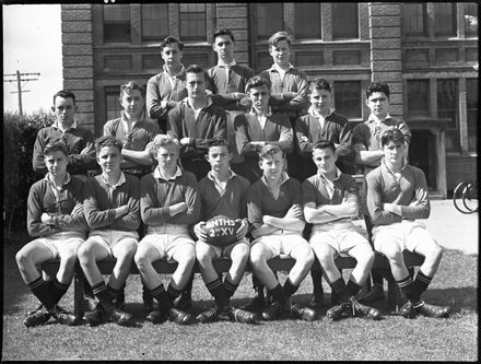 2nd XV rugby team, Palmerston North Technical High School :