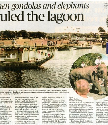 Back Issues: When gondolas and elephants ruled the lagoon