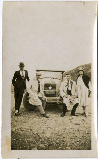 Andrews Collection: Unidentified Group at Mangahao Dam