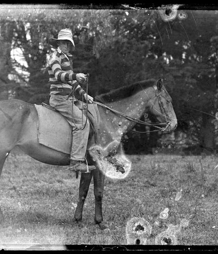 Young Man on Horseback