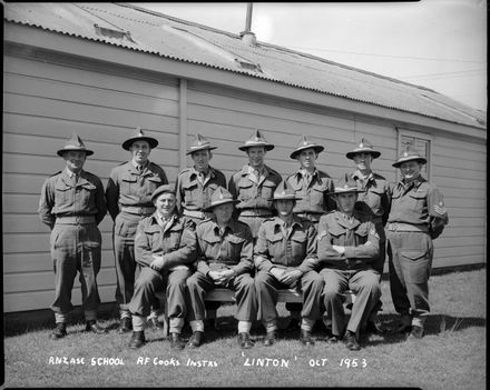 Royal New Zealand Army Service Corps School, Regular Forces Cooks Instructors, Linton