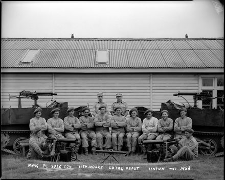 MMG Platoon, Special Company, 11th Intake, Central District Training Depot, Linton.