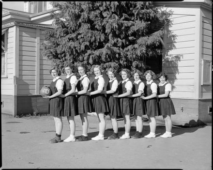 D Netball Team, Palmerston North Technical High School