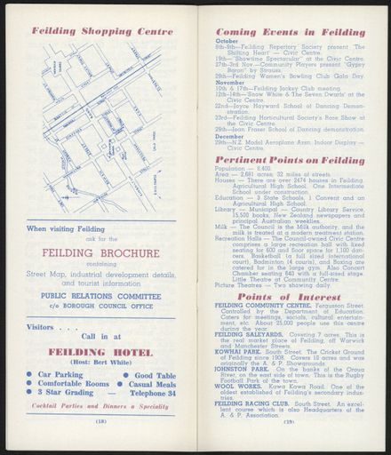Visitors Guide Palmerston North and Feilding: October-December 1962 - 11