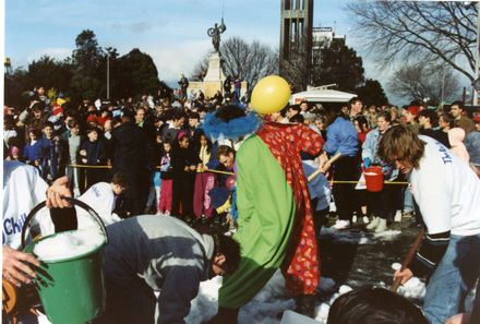 Making Snowmen in The Square