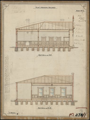 Plan of Municipal Building