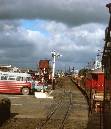 Freight Train Entering The Square