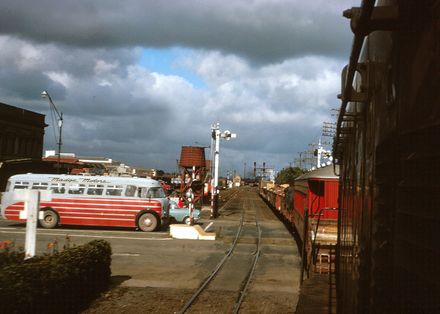 Freight Train Entering The Square