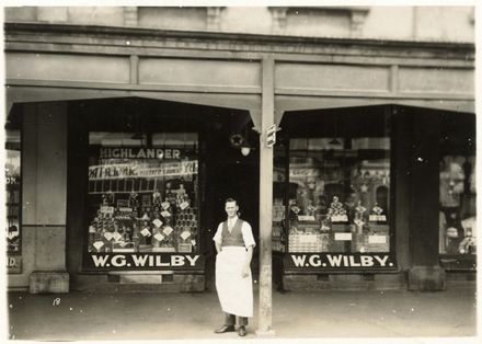 W G Wilby shop, Cuba Street