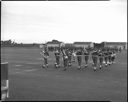 The Army Band Performing on the Parade Ground, Linton