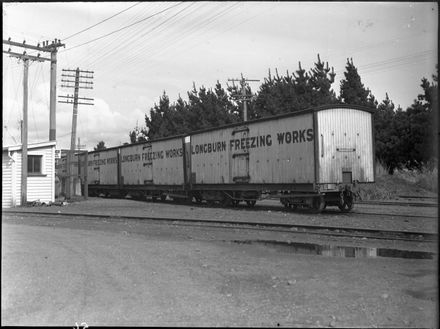 Railway Wagons, Longburn Freezing Works