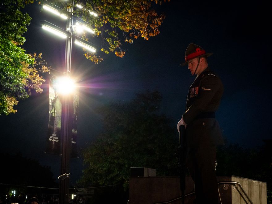 Dawn Service on Anzac Day 2021