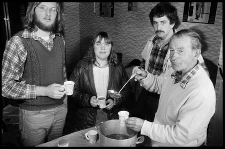 Unknown group - possible at a soup kitchen - Resource cover image