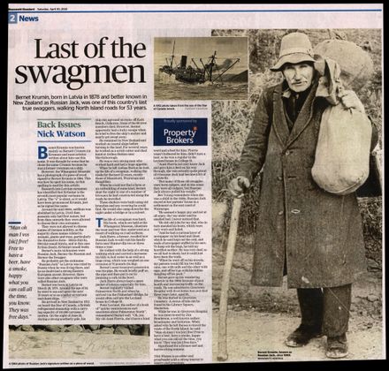 Back Issues: Last of the swagmen