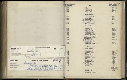 Street Renumbering Guide: Page 240