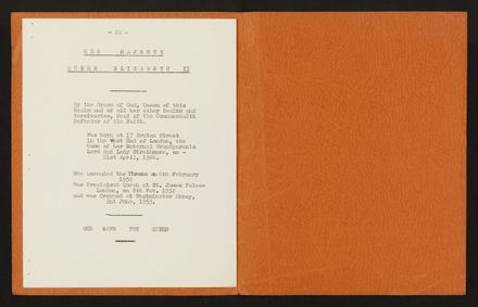Schedule of Instructions and Details of Assembly for School Children for Royal Visit, 1954 25