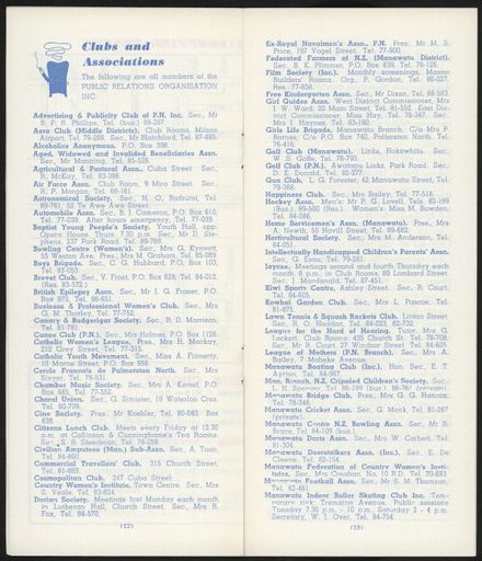 Visitors Guide Palmerston North and Feilding: October-December 1962 - 8