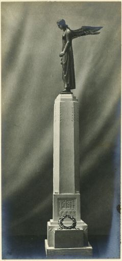 Scale Model of Memorial Design by Charles Wheeler - Peace, Side View