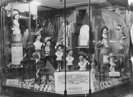 Display window at C M Ross Co. Ltd