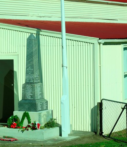 Rangiotu War Memorial