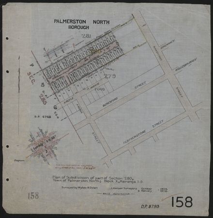 Survey Plans (subdivisions) 1902 - 1939