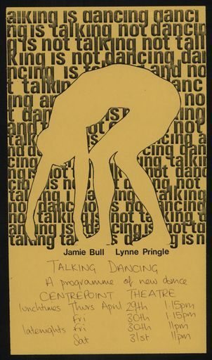 "Talking Dance" poster