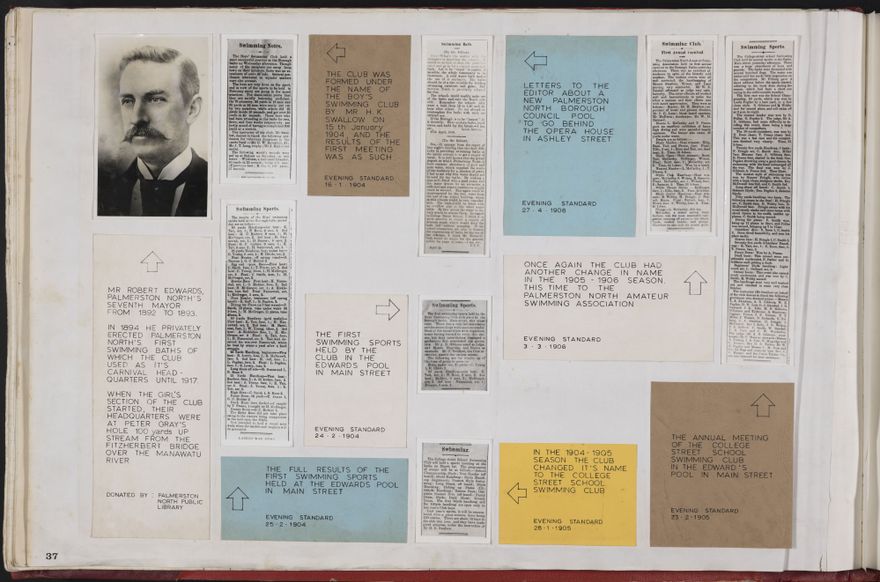 PN Amateur Swimming Club archive book