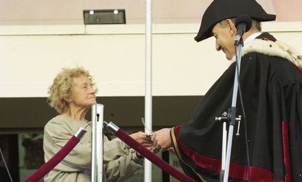 Madge Allsop granted the (21st) key to Palmerston North