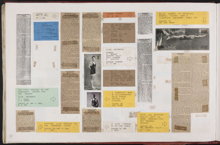 PN Amateur Swimming Club archive book